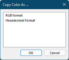 Copy Color As